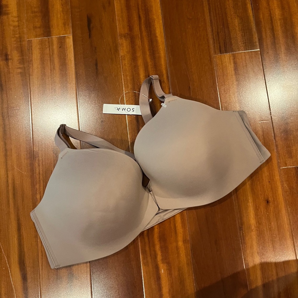 Soma 42C Bra Racerback Enbliss Front Close French Mauve Intimates New NWT